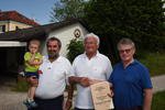 Auf dem Foto (Schmidtner) v.l. Josef Reindl, Matthias Mayer und Florian Weiß