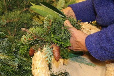 Adventskränze binden