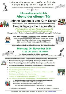 Abend der offenen Tür - Informationsmarktplatz