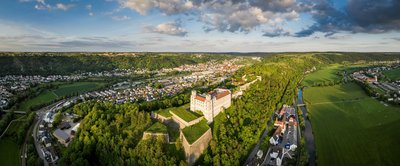 Eichstätt und Bastionsgarten und Willibaldsburg