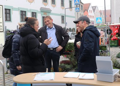 Bürgermeister Thomas Herker sucht den Dialog mit Pfaffenhofenerinnen und Pfaffenhofenern.