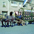 Festlich geschmückter Wagen der Müllerbrauerei (1959) 