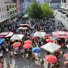 Jedes Jahr ist der Andrang zur öffentlichen Bierprobe auf dem Hauptplatz groß. 