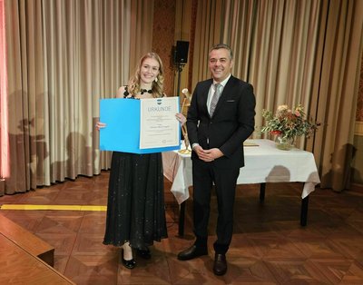 Sandra Nothnagel wurde mit dem Kulturförderpreis ausgezeichnet.