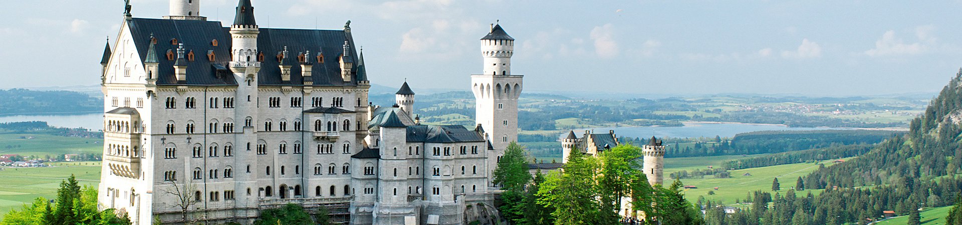 Ansicht des Schlosses NEuschwanstein